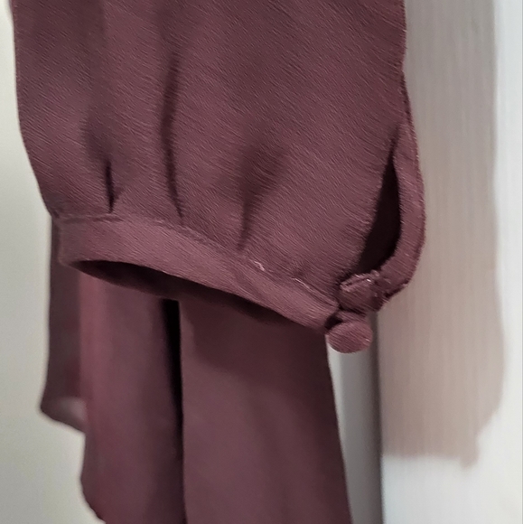 Talula Aritizia Long sleeve Maroon Dress - Picture 4 of 6